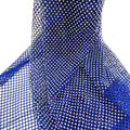 S555 New Rhinestone Mesh Stretch Mesh Rhinestone Fabric Crystal Net Fabric for Clothing