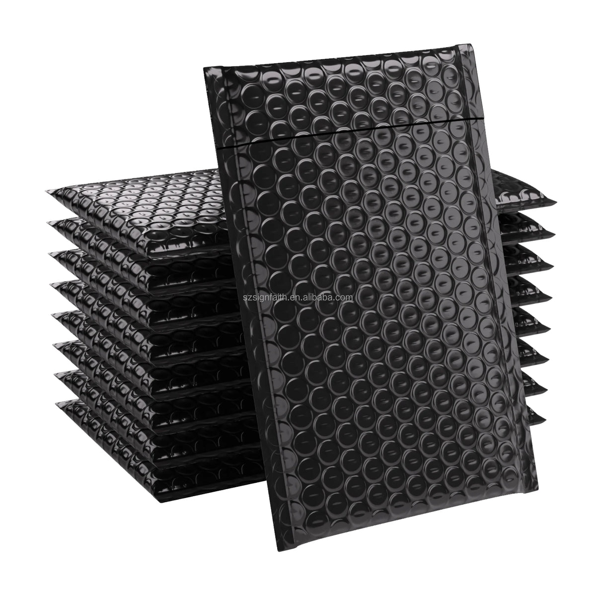 4x8''Black Thick Shipping Envelope for Packing Delivery Express Plastic Package Padded Wrap Pouch Bubble Mailer Bags