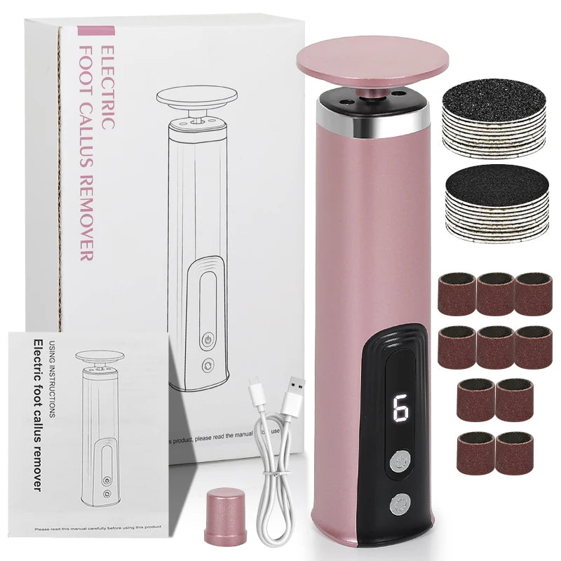Wholesale Price New Model Electric Foot Callus Remover Manicure Pedicure Filer Kit Nail Grinder Dead Skin Callus Foot Trimmer