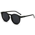 Hot Promotion Unisex Sunglasses with UV400 Acrylic Lenses Black PC Frame Polarized Lenses for Adults Wholesale Black Frame Color