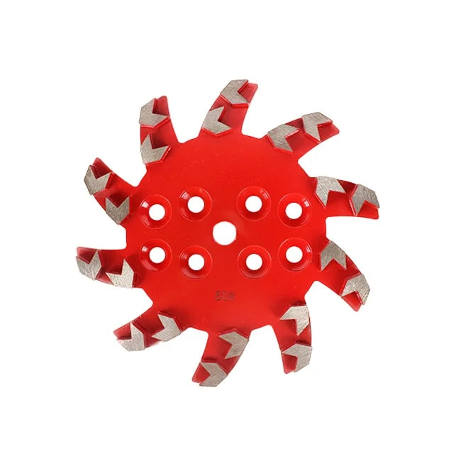 TURESHINE 250mm 10mm Thick Medium Hardness Diamond Abrasive Disc for Concrete Floor Grinder 20 Segments OEM High Efficiency