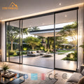 Thermal Break Aluminum Sliding Door AS2047 NFRC CE EN Certified Double Glazed Patio Door for Australia Canada Market