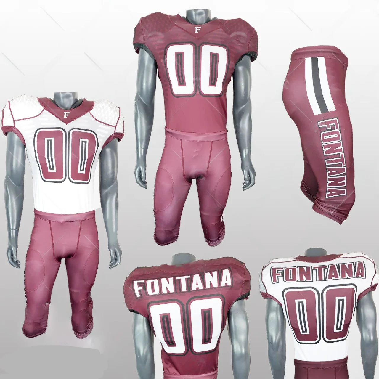 Customized Reversible Tackle Twill Name Logo American Football Jerseys Embroidery Adult Youth American Football Wear
