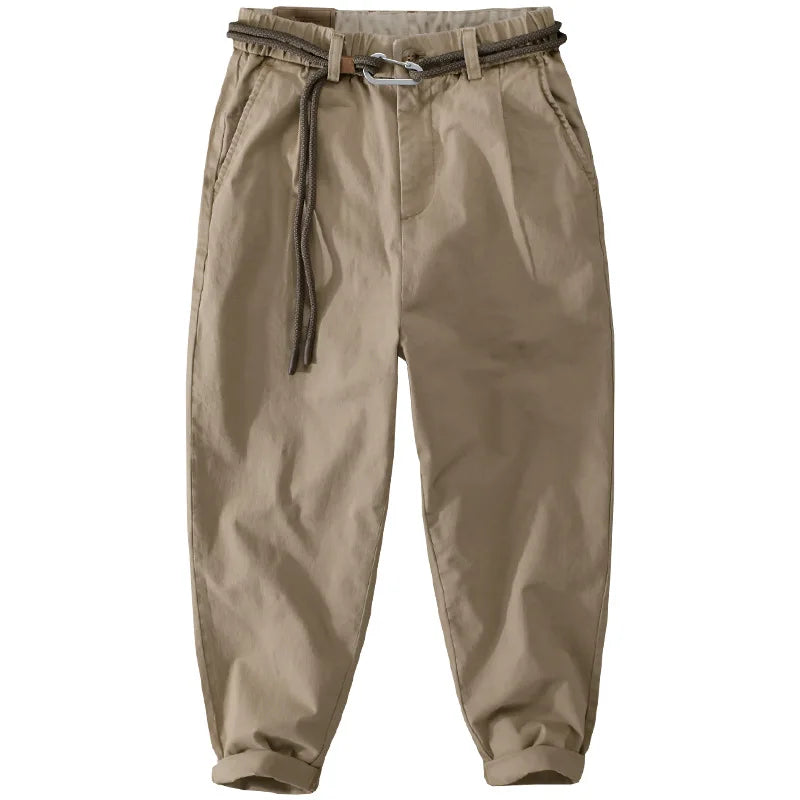 Men's Day Cargo Pants With Loose Youth Heavy May Khaki Casual Cargo Men's Pants