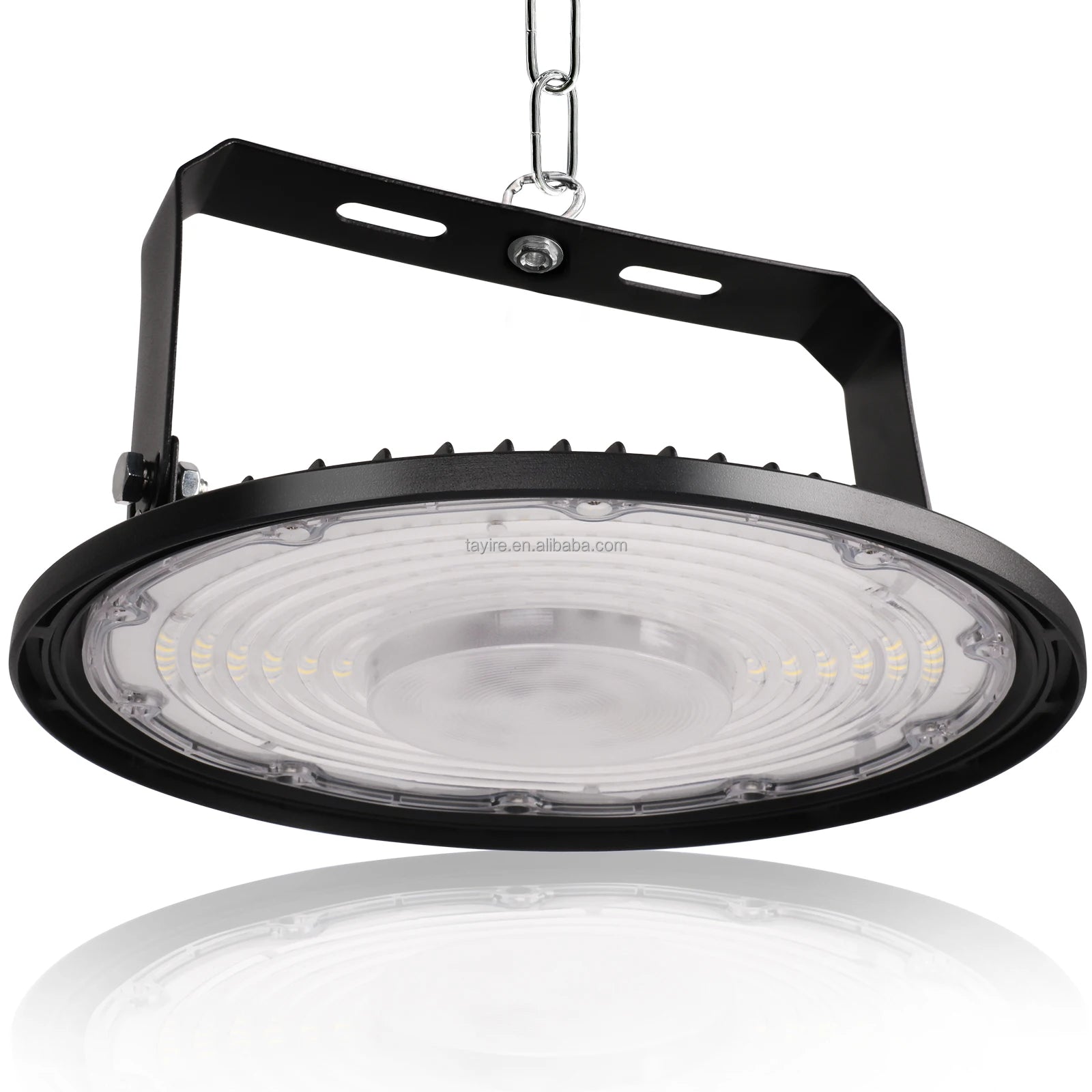 Germany Warehouse Stock Industrial UFO LED High Bay Light 100W 200W 300W 6500K Long-Life Spotlight for Factories IP65 Workshop