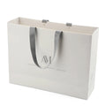 Wholesale Factory Price Custom Logo Luxury Shopping Gift Clothing Packaging Bag White Paper Bag With Handle