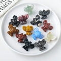 Wholesale Carved Crystal Stone Stitzer Carvings Mini Crystal Animal Carving for Decoration