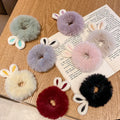 Cute Rabbit Ear Hair ties Ponytail Holder Hair Accessories for girls