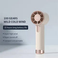 Hot Selling Electric Mini Desktop Fan USB Rechargeable Portable Cold Fan Three Wind Speed Settings Outdoor Hotel Car RV
