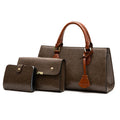 Trend Fashion Women's Bags New Handbag Texture Three-piece Set Shoulder  Messenger Bag Handbags Low Price Womens Handbag