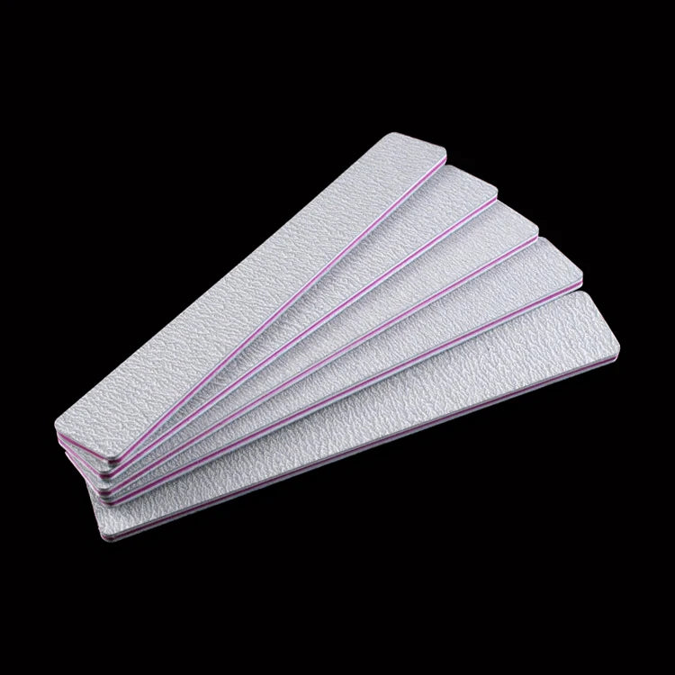 Felice Japanese Double-Sided Emery Sandpaper Nail File Long Durability Rectangle Square Zebra Design Custom Color for Salon Use