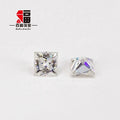 Baifu Jewelry White Clear DEF VVS Princess Cut Square Moissanites