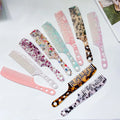 New Fashion Women Acetate Hair Combs Tortoise Acrylic Wide Tooth Hair Comb for Girls Ladies