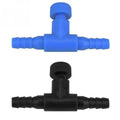 JR Hose Plastic Quick Plug Fish tank air Pump Aquaculture T-shaped Control Valve Plastic Aquarium Hose Connector