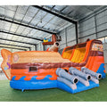 Pirate Ship Hupfburg 0.55mm Pvc Jumping Castle Bounce House Inflatable Bounce House Boat for Sale