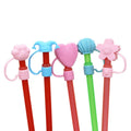 Reusable Cute Lids for 7-8Mm Silicone Straw Tip Covers Plugs Drinking Straw Tips