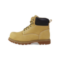 Casual Goodyear Welted Leather Safety Shoes Men Unisex Yellow Steel Toe Work Boots Winter Spring Summer-Work Security