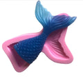 Mermaid Fishtail Shape Silicone Mould Cake Candy Pudding Chocolate Mousse Mold Fondant Candle