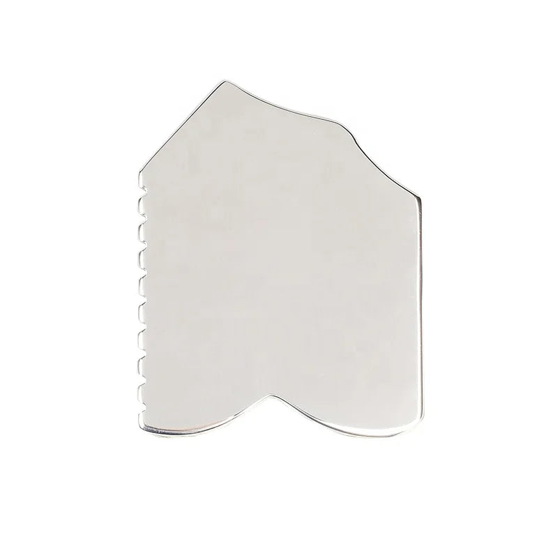 New Product Ideas 2021 304 Stainless Steel Guasha Portable Gua Sha Facial Metal Butterfly