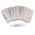 Custom Logo Disposable Mini Zebra Nail Files 180/240 Strip Thin Emery Salon Tool Professional Durable Polisher for Manicure