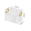 Multi-function Plastic Luxury Bathroom Organizer Storage Basket Makeup Organizer Refrigerator Desktop Organizer