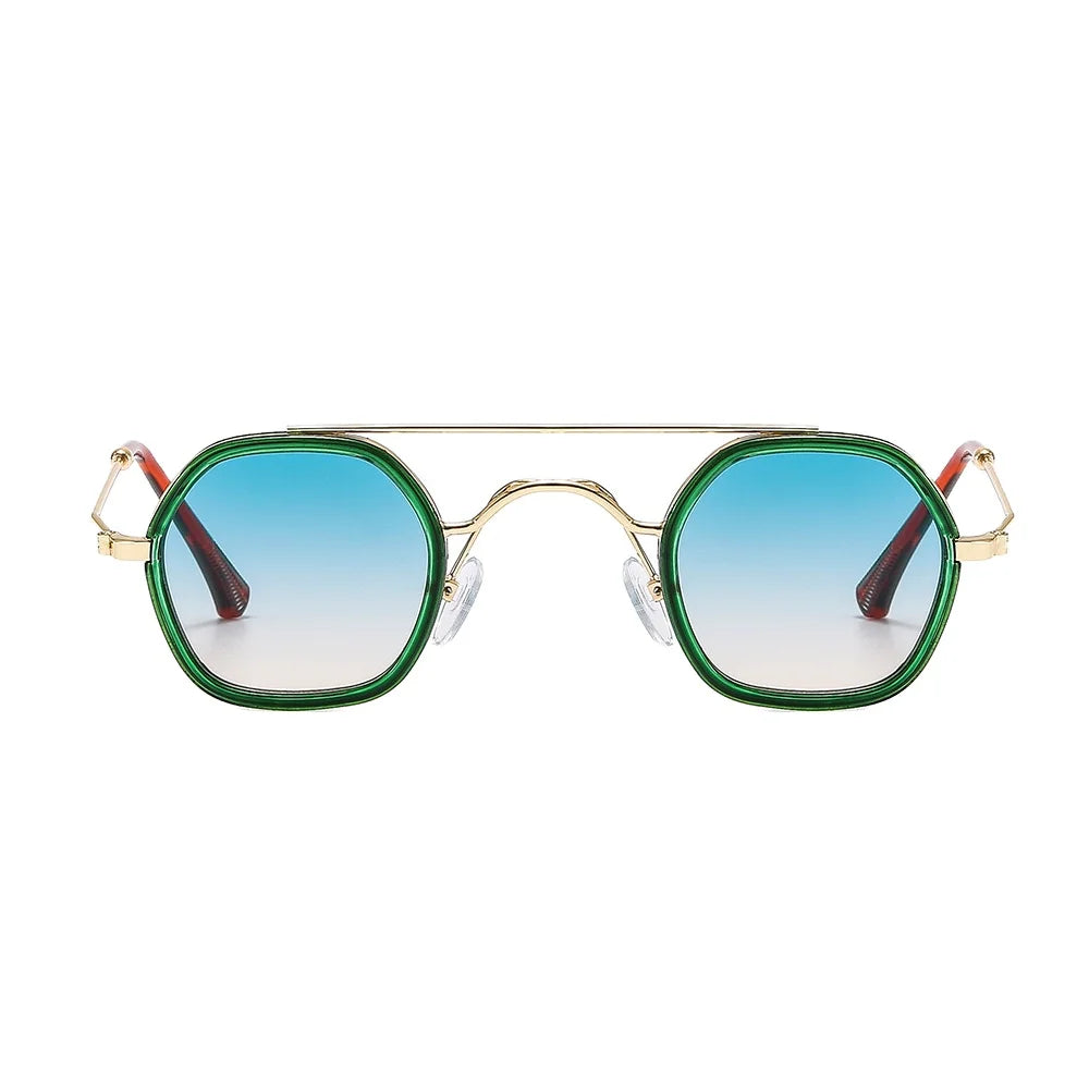 OT8045 Reasonable Price Round Double Bridge Sunglasses Steam Punk Sun Glasses China Wholesale Metal Frame Sunglasses Men