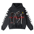 Manufacture Wholesale Custom Heavyweight Latest Winter Pullover Puff Print Unisex Acid Wash Loose Boxy Men's Hoodie & Sweatshirt