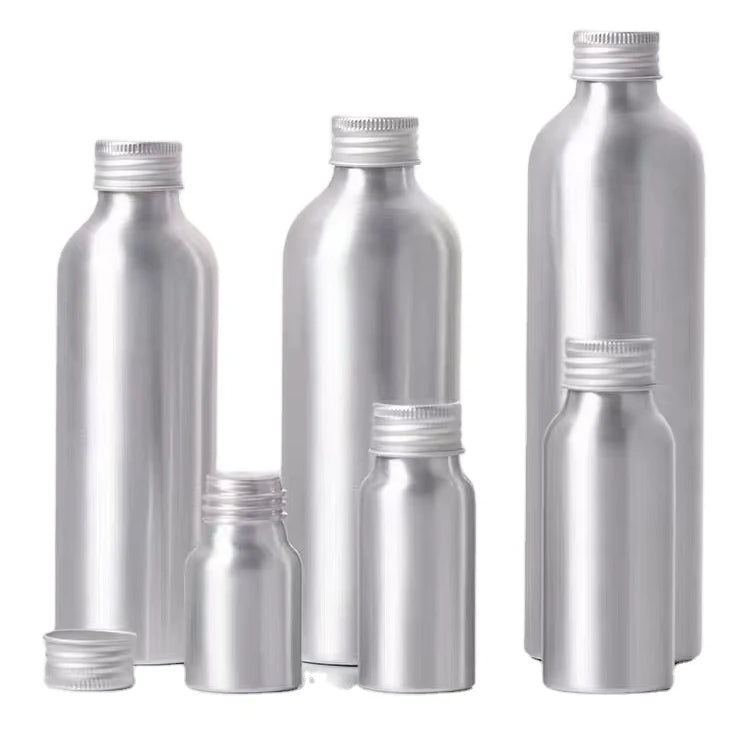 50ml 100ml 120ml 250ml Aluminum Bottles With Lid Aluminum Screw Bottle MegaBDM
