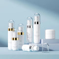 40ml60ml Luxury White Mist Dispenser Perfume Bottle Pet Plastic Cosmetic Empty Spray Bottle