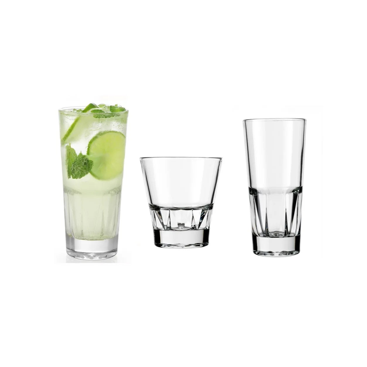 Libbey 2025 New GALLERY Drinking Glass Cup Clear Wide-Mouth V-Shaped Highball Glass for Beverages Milk Beer Glass Wholesale