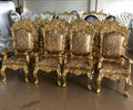 Hot Sales Cheap Durable Modern Gold Wedding Sofa Royal Throne Chair Fabric Gold Wedding Sofa