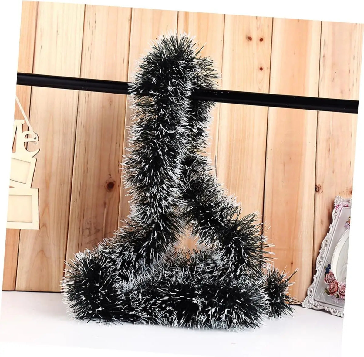 Ready to Ship Yiwu Merry Tree Promotional Green Grass Christmas PET Tinsel Garland
