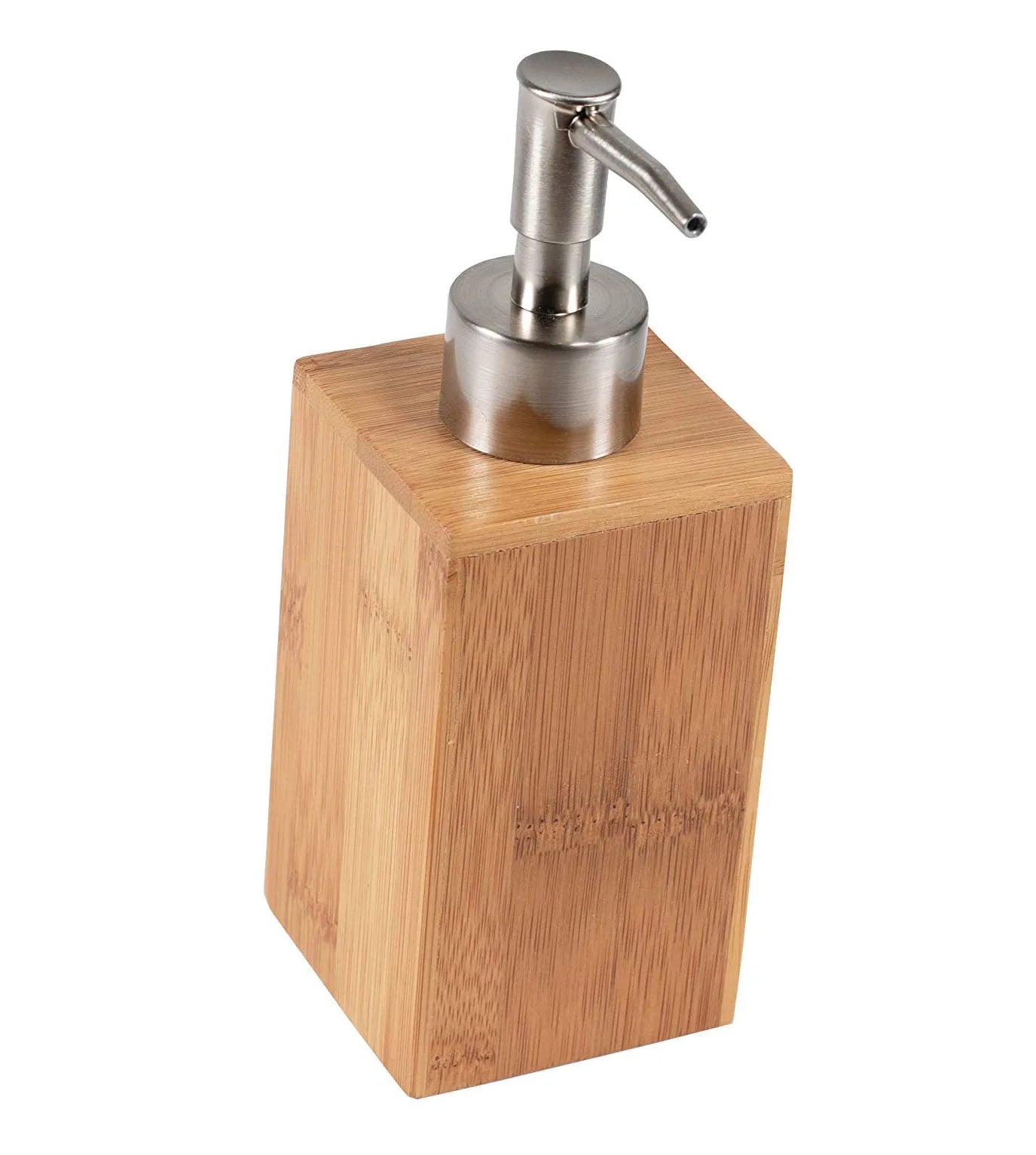 Factory Price Bamboo Products Naturals Bathroom Accessories Bamboo Soap Dispenser Bamboo Bathroom Set