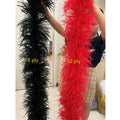 Genuine Ostrich Feather Boa 6 Ply 74" Long for Wedding Centerpiece Supply Craft Supply