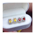Good Price 925 Sterling Silver Natural Crystal Gemstone Original Fine Engagement Jewelry Earrings for Women