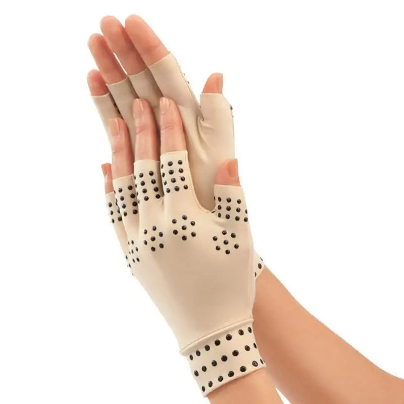 Fingerless Sport Cycling Compression Therapy Magnetic Anti Arthritis Wrist Support Gloves