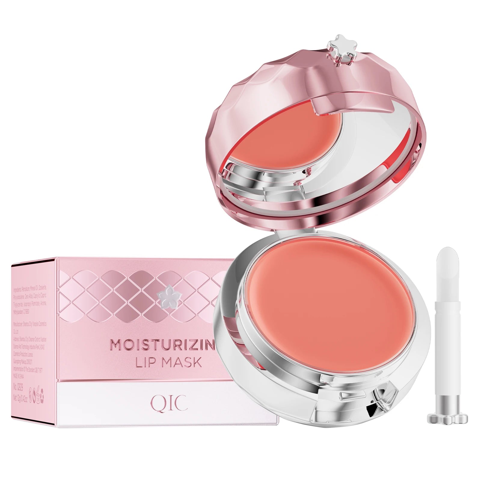 QIC High Effective pink Whitening Skin Lip Lightening Cream Vegan Hydrating Moisturizing Sleeping Lip Balm Astaxanthin Lip Mask