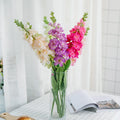 Wholesale Low Moq Silk Faux Flower Violet Artificial  Flowers for Wedding