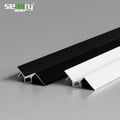 Hot Selling Modern Metal LED Bar Strip Light Skirting Baseboard Interior Wall Ceiling Cornice Molding Modern Tile Accessories