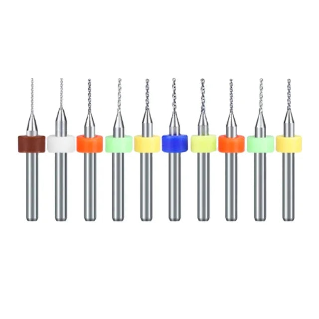 Industrial HRC55 2-Flute Micro Solid Carbide End Mill - 30 Degree Helix CNC Router Bit RoHS