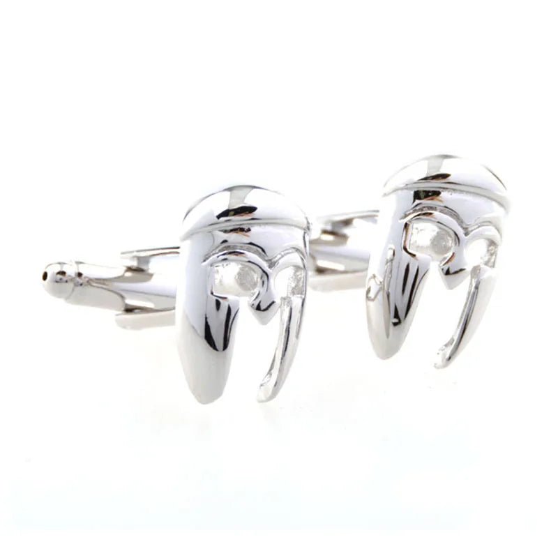 Wholesale Face Stylish Novelty Cufflinks Custom Mens Formal Suit Shirt Fashion Accessory Wedding Tuxedo Trendy Jewelry Gift Set