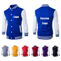 Plus Size Men's Versity College Jackets Wholesale Blank Varsity Jackets Custom logo Plain Letterman Varsity Jacket for Men 2022