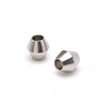 316L Stainless Steel Flat Oval Globe Spacer Beads Fashion DIY Jewelry Making Findings for Children's Bracelet & Necklace Chains