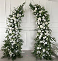 Wedding Decoration Flower Artificial Arch Triangle Flower Wall Hotel Wedding Stage Welcome Area Flower Row Wedding Centerpieces