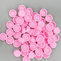 Wholesale Plastic Eyelash Glue Holder Pink Disposable Flower Shaped Glue Tray