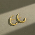 VIANRLA  Simple Women Earrings 925 Sterling Silver Minimalist Stud Earrings in Gold and Silver