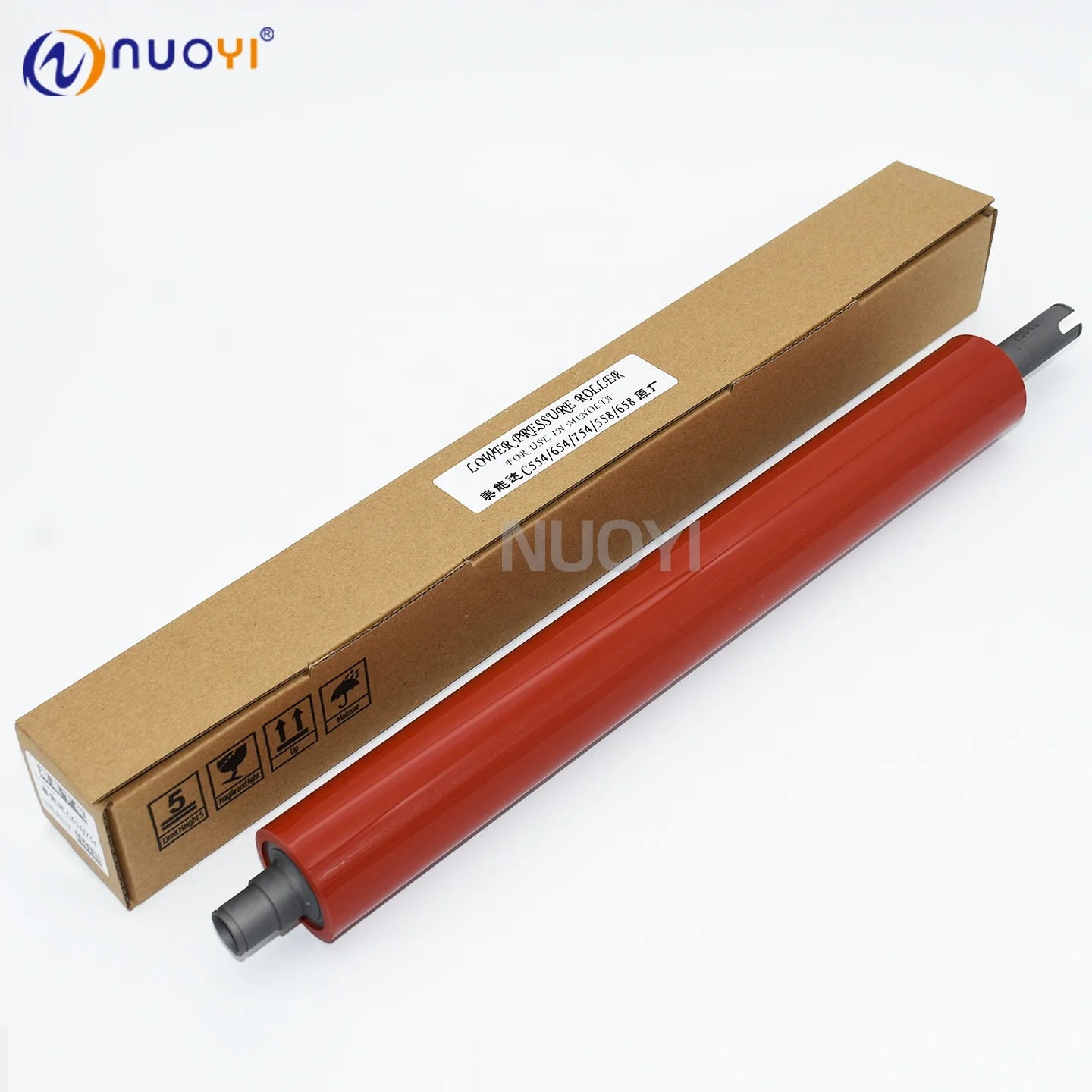 Nuoyi OEM Lower Pressure Roller for Konica Minolta Bizhub C554 C654 C754 C458 C558 C754e C558e C658e Copier Parts Supplies