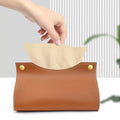 Nordic Style Hotel Leather Tissue Box New Style Home Desktop Storage Car PU Leather Tissue Box
