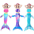 New Mermaid Costume Tail Swimsuit Girls Breathable Pool Bathers Girls' Mermaid Tail Bikini Swimwear