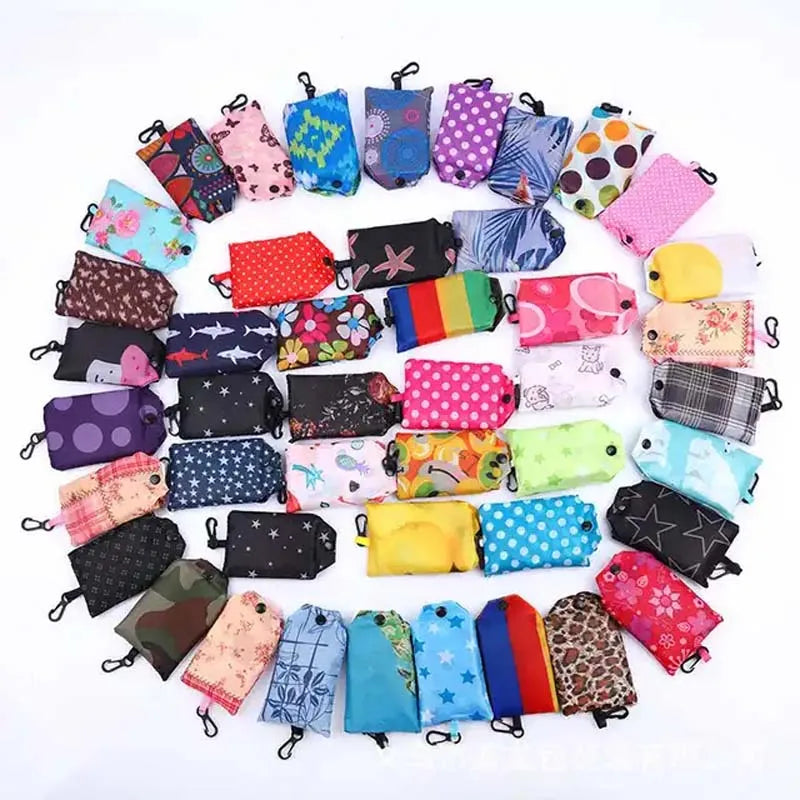 Top Seller Cheap Price Eco Shopping Bag Foldable Reusable Grocery Bag Polyester Foldable Tote Bags With Custom Printed Logo